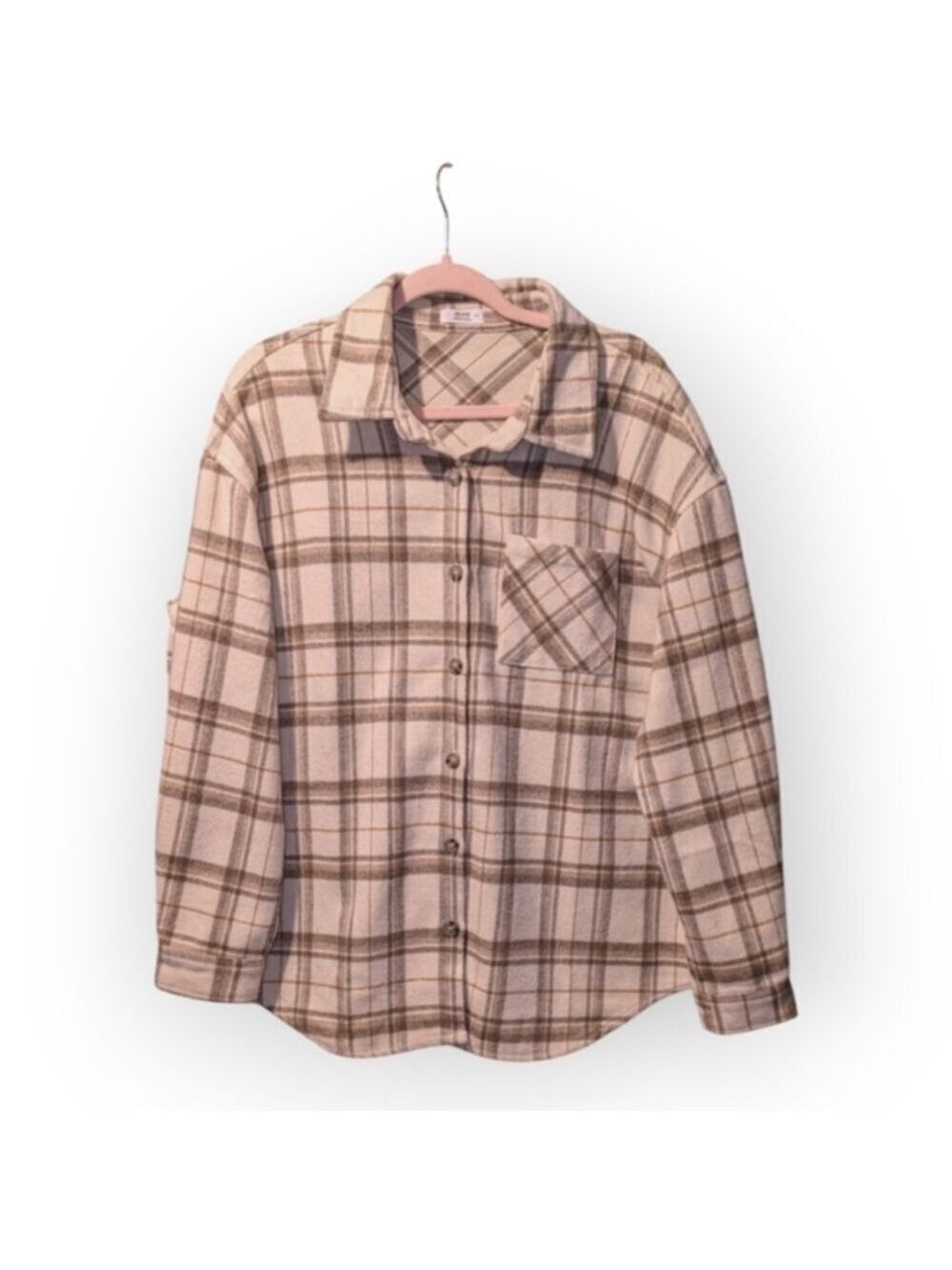 L • Ardene • Plaid Lightweight Shacket
